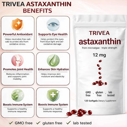 Astaxanthin | Antioxidant Softgels (12 mg)